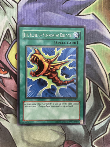 RP01-EN087 The Flute Of Summoning Dragon Rare Unlimited Edition NM Yugioh Card