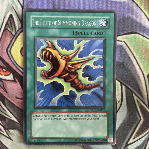 RP01-EN087 The Flute Of Summoning Dragon Rare Unlimited Edition NM Yugioh Card