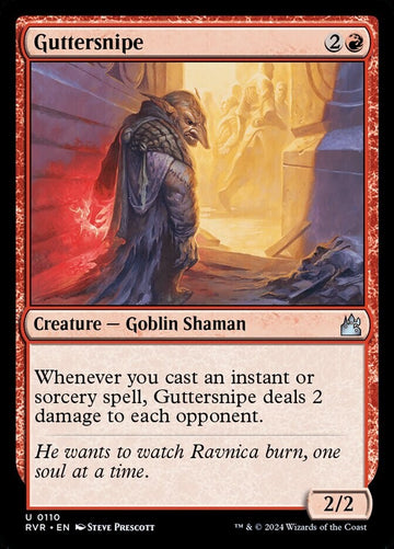 Guttersnipe - Ravnica Remastered Excellent Magic MTG