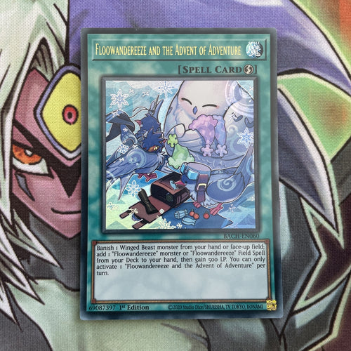 BACH-EN060 Floowandreeze And The Advent Of Adventure 1st Edition NM Yugioh Card