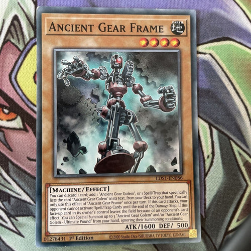 LDS1-EN086 Ancient Gear Frame Common 1st Edition NM Yugioh Card