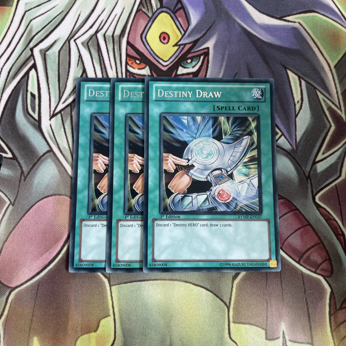 RYMP-EN037 x3 Destiny Draw Secret Rare Excellent Conditon Yugioh
