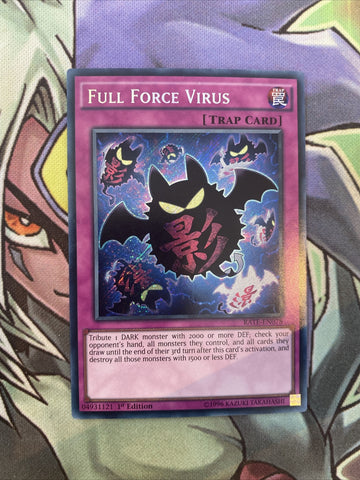 RATE-EN078 Full Force Virus Secret Rare 1st Edition NM Yugioh Card