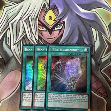 DUEA-ENDE7 x3 Hextellarknight Super Rare Excellent Condition Yugioh