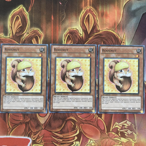 PHSW-EN032 Yu-Gi-Oh 3x Rodenut (Mixed) Yugioh Cards