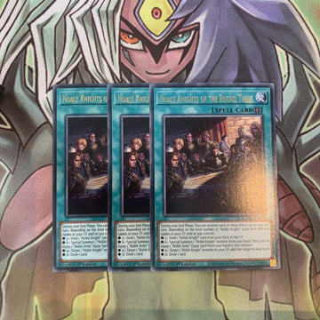 MAGO-EN086 x3 Noble Knights of the Round Table Rare Excellent Condition Yugioh