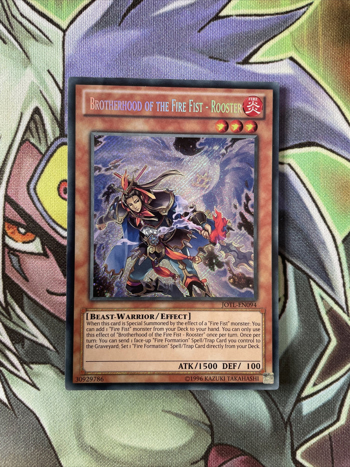 JOTL-EN094 Brotherhood Of The Fire Fist - Rooster Secret UNL Edition NM Yugioh