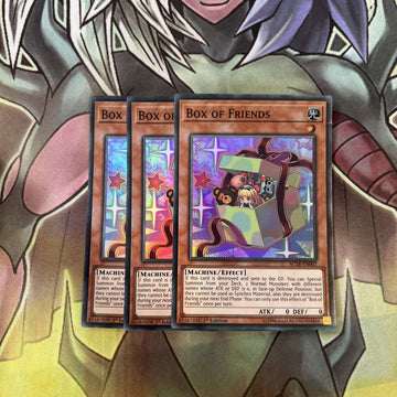 AC18-EN002 x3 Box of Friends Super Rare Excellent Condition Yugioh