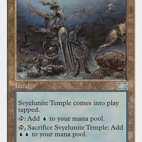 Svyelunite Temple - Sixth Edition Uncommon Excellent Magic MTG