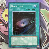LOB-052 Dark Hole Super Rare UNL Edition NM Yugioh Card