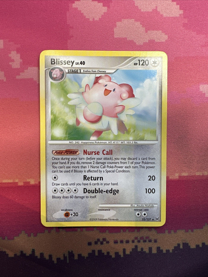 Pokemon Card Blissey Platinum Rare 22/127 Near Mint