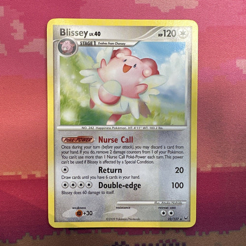 Pokemon Card Blissey Platinum Rare 22/127 Near Mint