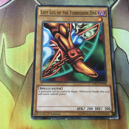 LDK2-ENY08 LEFT LEG OF THE FORBIDDEN ONE Common 1st Edition Yugioh