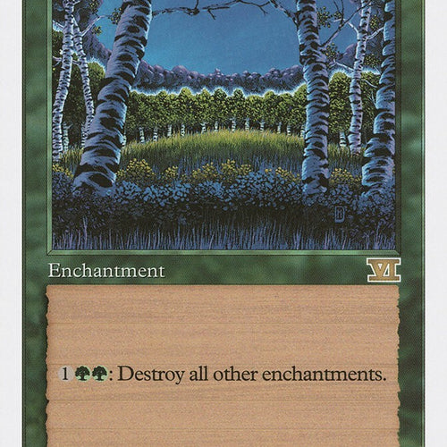 Tranquil Grove - Sixth Edition Rare Excellent Magic MTG