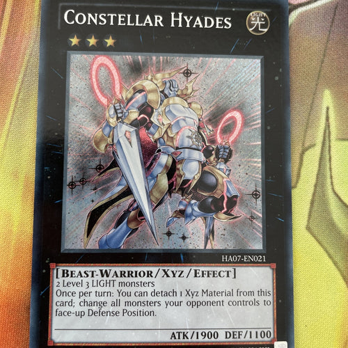 HA07-EN021 Yugioh Secret Rare Constellar Hyades unl Edition NM