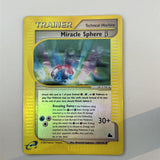 Pokemon Card Miracle Sphere Beta Skyridge Reverse Holo 130/144 Light Play