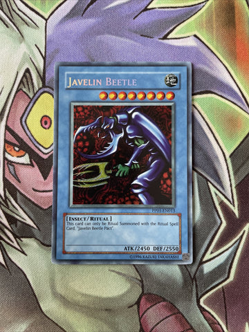 PP01-EN013 Javelin Beetle Secret Rare Misprint UNL Edition NM Yugioh Card