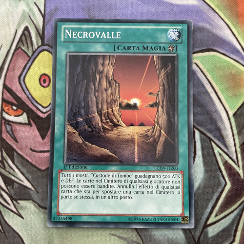 LCJW-EN260 Necrovalley Common ITALIAN 1st Edition NM Yugioh Card