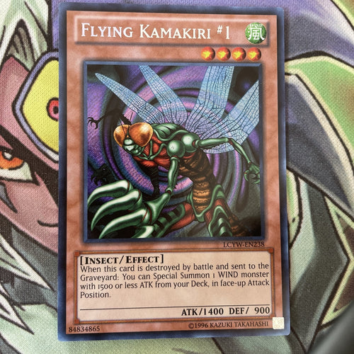 LCYW-EN238 Flying Kamakiri 1 Secret Rare Unl Edition NM Yugioh Card