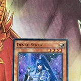 NECH-EN041 YuGiOh Denko Sekka Ultra Rare UNL Edition LP