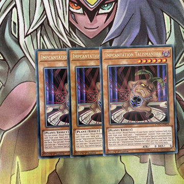 CYHO-EN013 x3 Impcantation Talismandra Rare Excellent Condition Yugioh