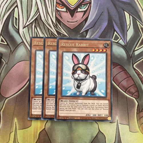 KICO-EN034 x3 Rescue Rabbit Rare Excellent Condition Yugioh