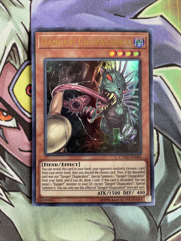 CYHO-EN084 Danger! Chupacabra Unlimited Edition NM Yugioh Card