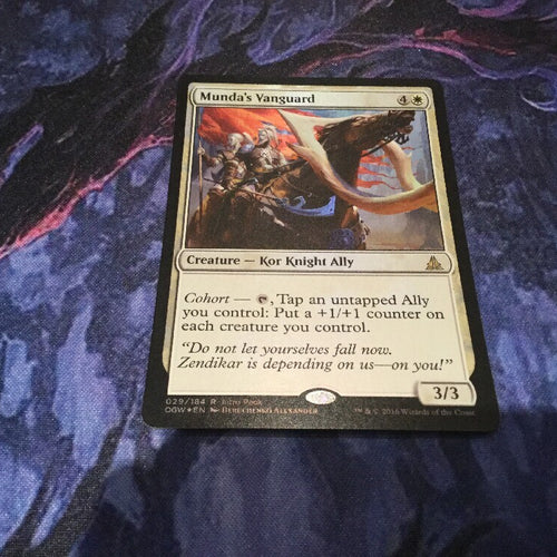 Munda's Vanguard - Oath Of Gatewatch Excellent Magic MTG