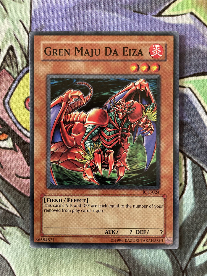 IOC-024 Gren Maju Da Eiza Common UNL Edition Yugioh Card Near Mint Condition