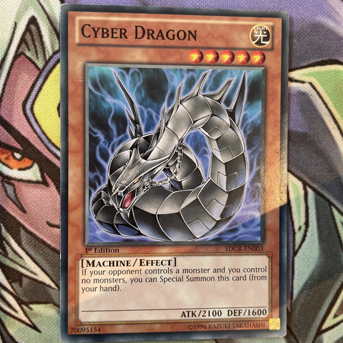 SDCR-EN003 Cyber Dragon Common 1st Edition NM Yugioh Card