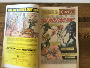 Comic - Dazzler #5 VF July 1981 The Mystery Of The Blue Shield Marvel Comics (back)