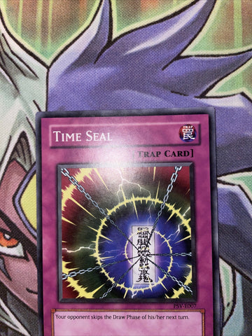 PSV-E007 Time Seal Common Varying Editions NM Yugioh Card (back)