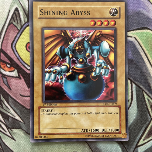 LON-E009 Shining Abyss Common 1st Edition NM Yugioh Card
