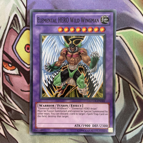 LCGX-EN055 Elemental Hero Wild Wingman Common 1st Edition NM Yugioh Card