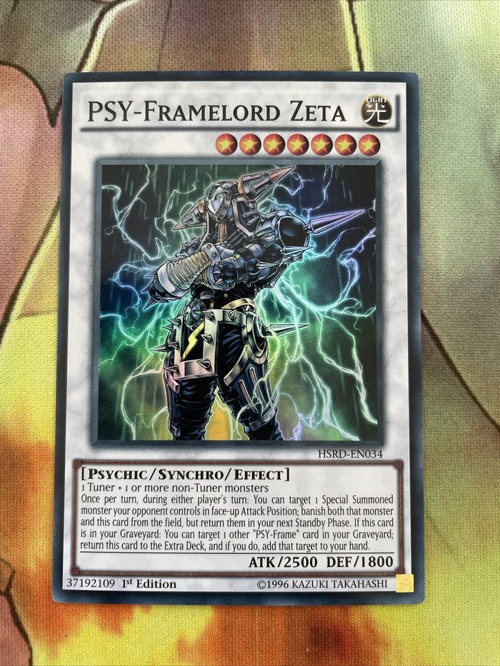 HSRD-EN034 PSY-Framelord Zeta Super Rare 1st edition Mint YuGiOh Card