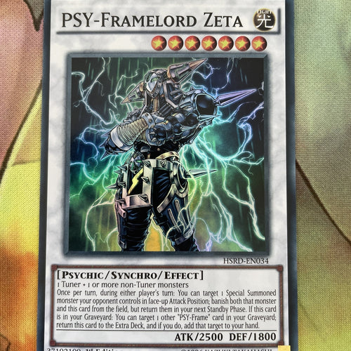 HSRD-EN034 PSY-Framelord Zeta Super Rare 1st edition Mint YuGiOh Card