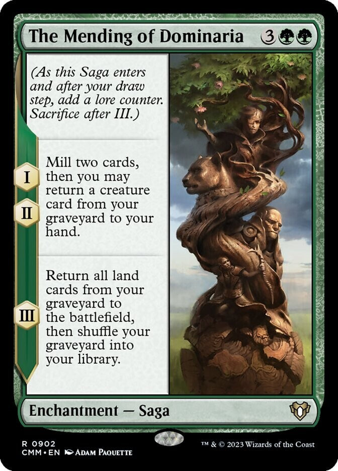 The Mending Of Dominaria - Commander Masters Excellent Magic MTG