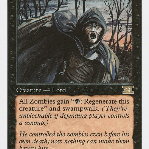 Zombie Master - Sixth Edition Rare Excellent Magic MTG