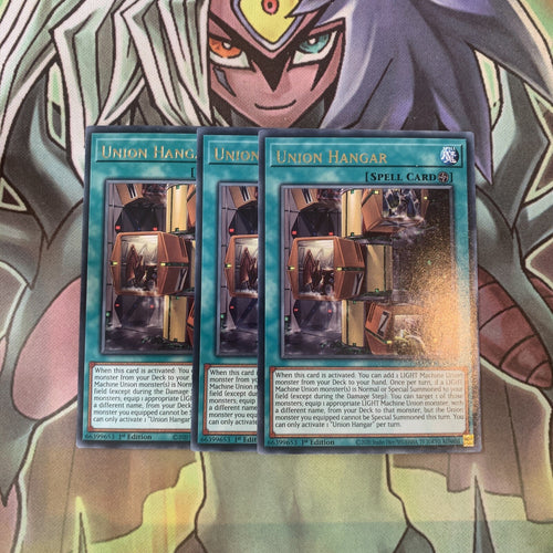 MAGO-EN103 x3 Union Hangar Rare Excellent Condition Yugioh
