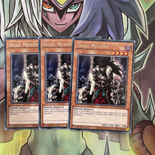 ANGU-EN043 x3 Skull Meister Rare Excellent Condition Yugioh