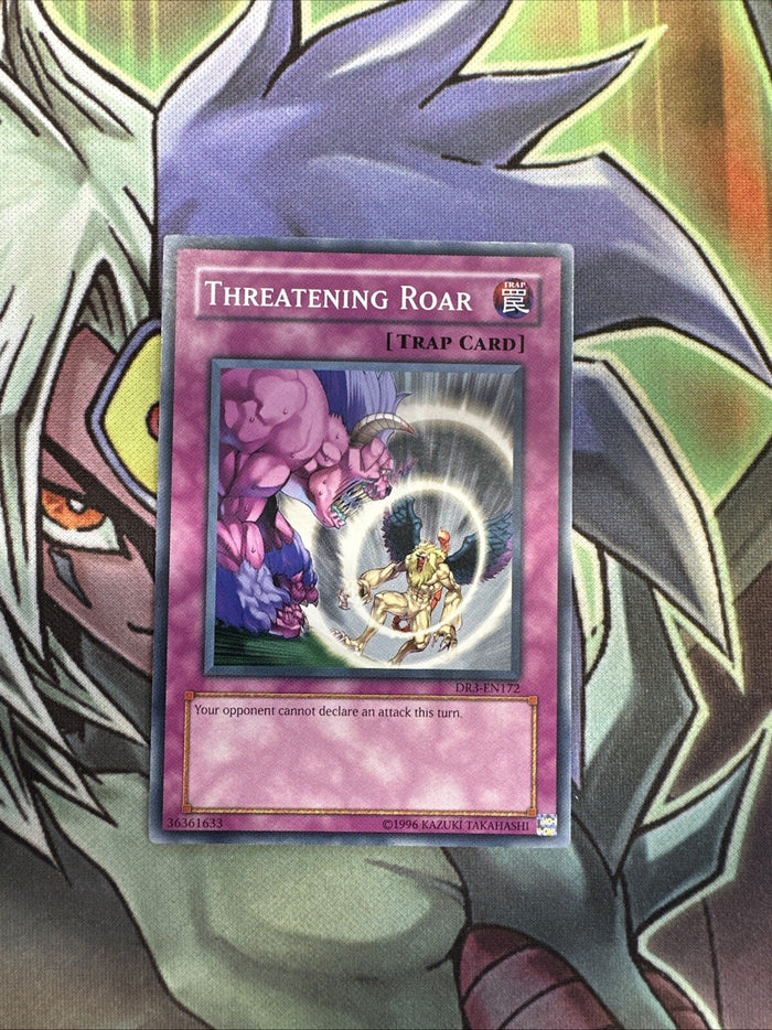 DR3-EN172 Threatening Roar Common Unlimited Edition NM Yugioh Card