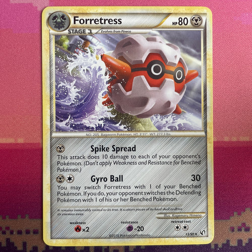Pokemon Card Forretress Undaunted Rare 13/90 NM