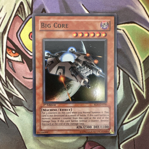 RDS-EN030 Big Core Super Rare MISPRINT ANUBUS 1st Edition NM Yugioh Card