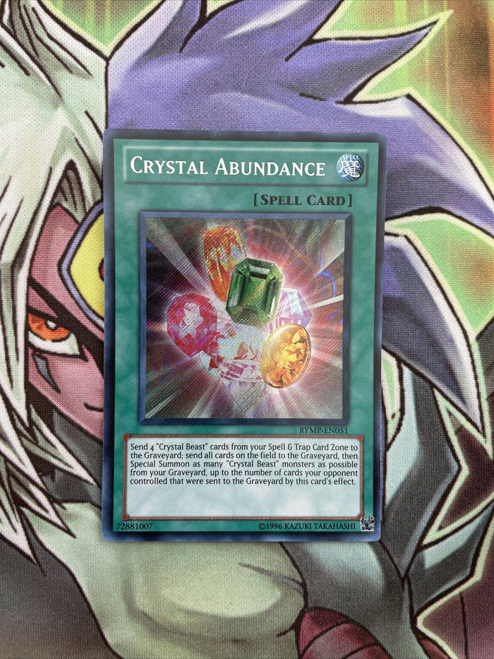 RYMP-EN051 Crystal Abundance Secret Rare UNL Edition NM Yugioh Card