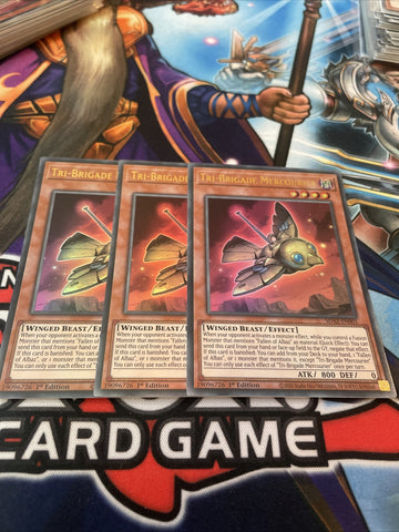 SDAZ-EN001 Tri-Brigade Mercourier Ultra Rare 1st Edition Mint YuGiOh Card (back)