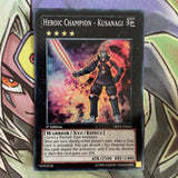 ABYR-EN043 Heroic Champion - Kusanagi Super Rare 1st Edition NM Yugioh Card