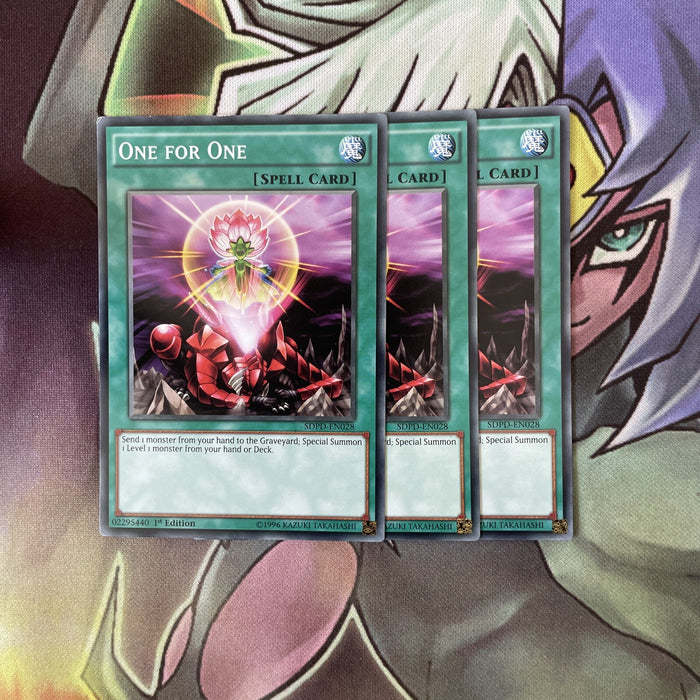 SDPD-EN028 x3 One for One Common Excellent Condition Yugioh