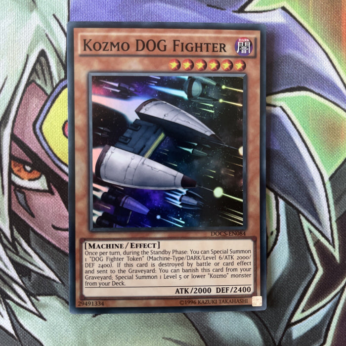 DOCS-EN084 Kozmo Dog Fighter Super Rare mixed Editions NM Yugioh Card