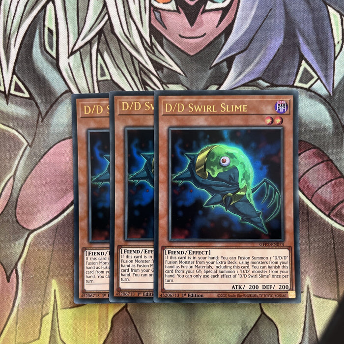 GFP2-EN074 x3 D/D Swirl Slime Ultra Rare Excellent Condition Yugioh