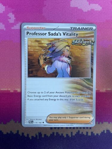 Pokemon Card Professor Sada's Vitality Uncommon 170/182 Near Mint